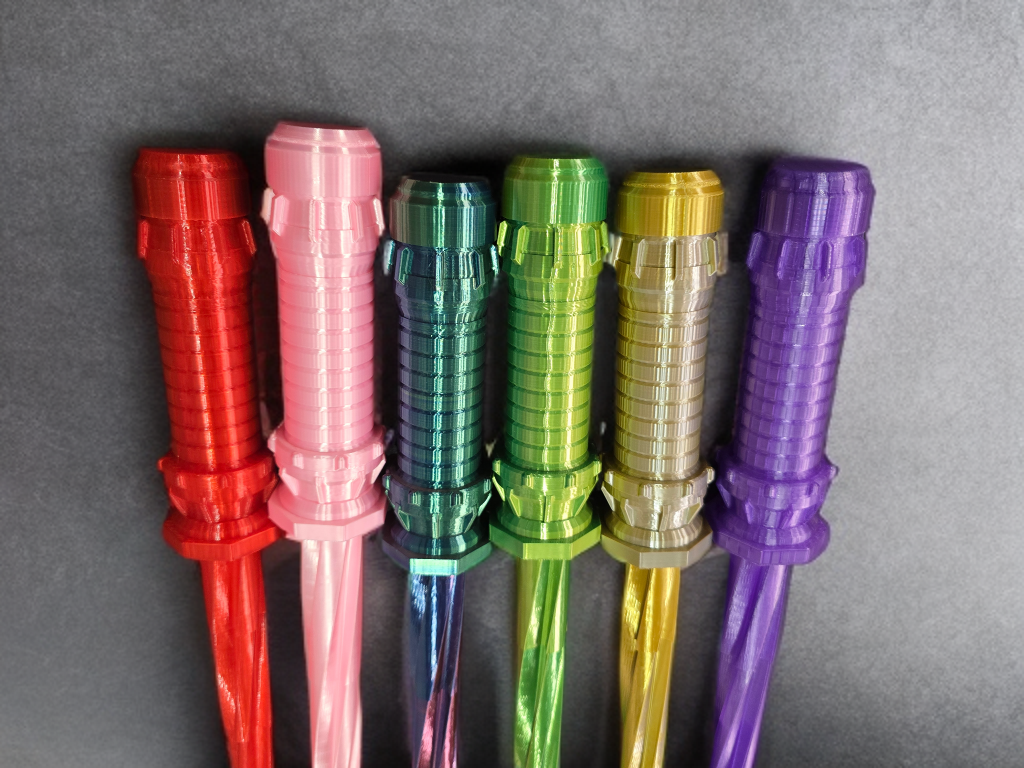 BOGO Retractable Light Saber Inspired Swords-colors vary