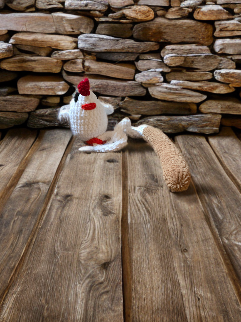 Crochet Chicken Flail