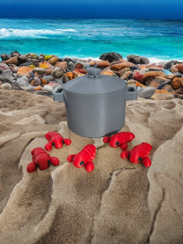 Practically Pocket Sized Lobster Pot Playset
