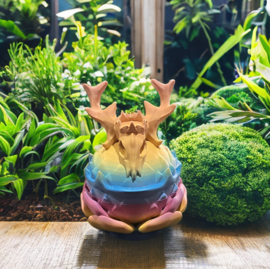 Deer Skull Lotus Holder