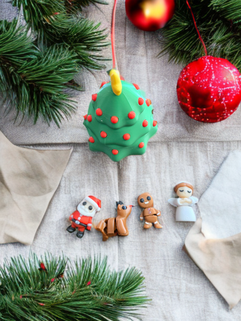 Practically Pocket Sized Christmas Tree Playset