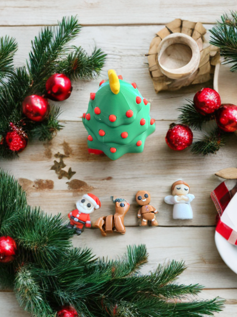 Practically Pocket Sized Christmas Tree Playset
