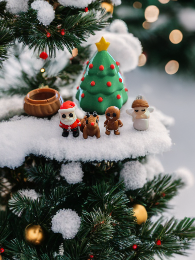 Practically Pocket Sized Christmas Tree Playset