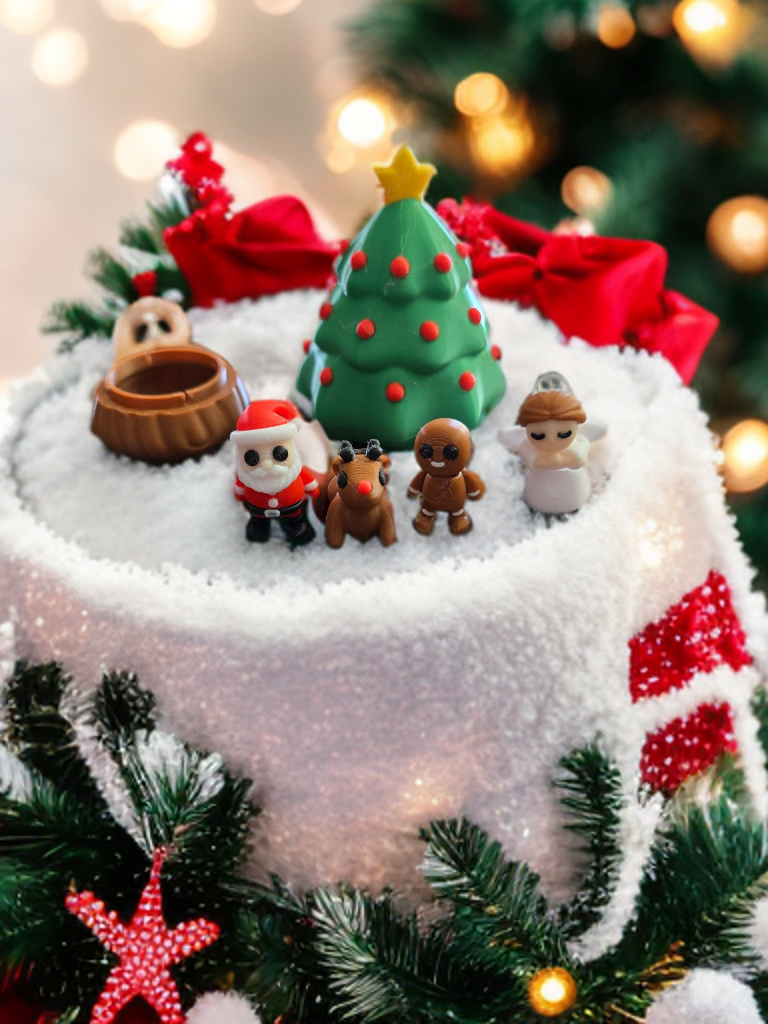 Practically Pocket Sized Christmas Tree Playset