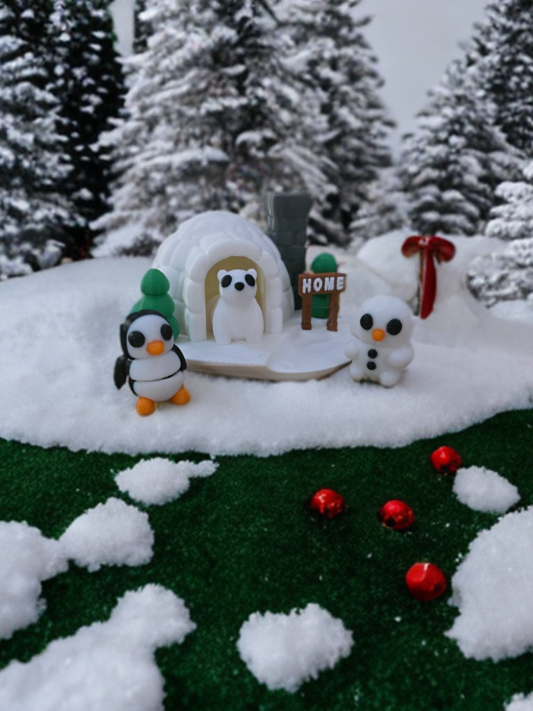Practically Pocket Sized Igloo Playset