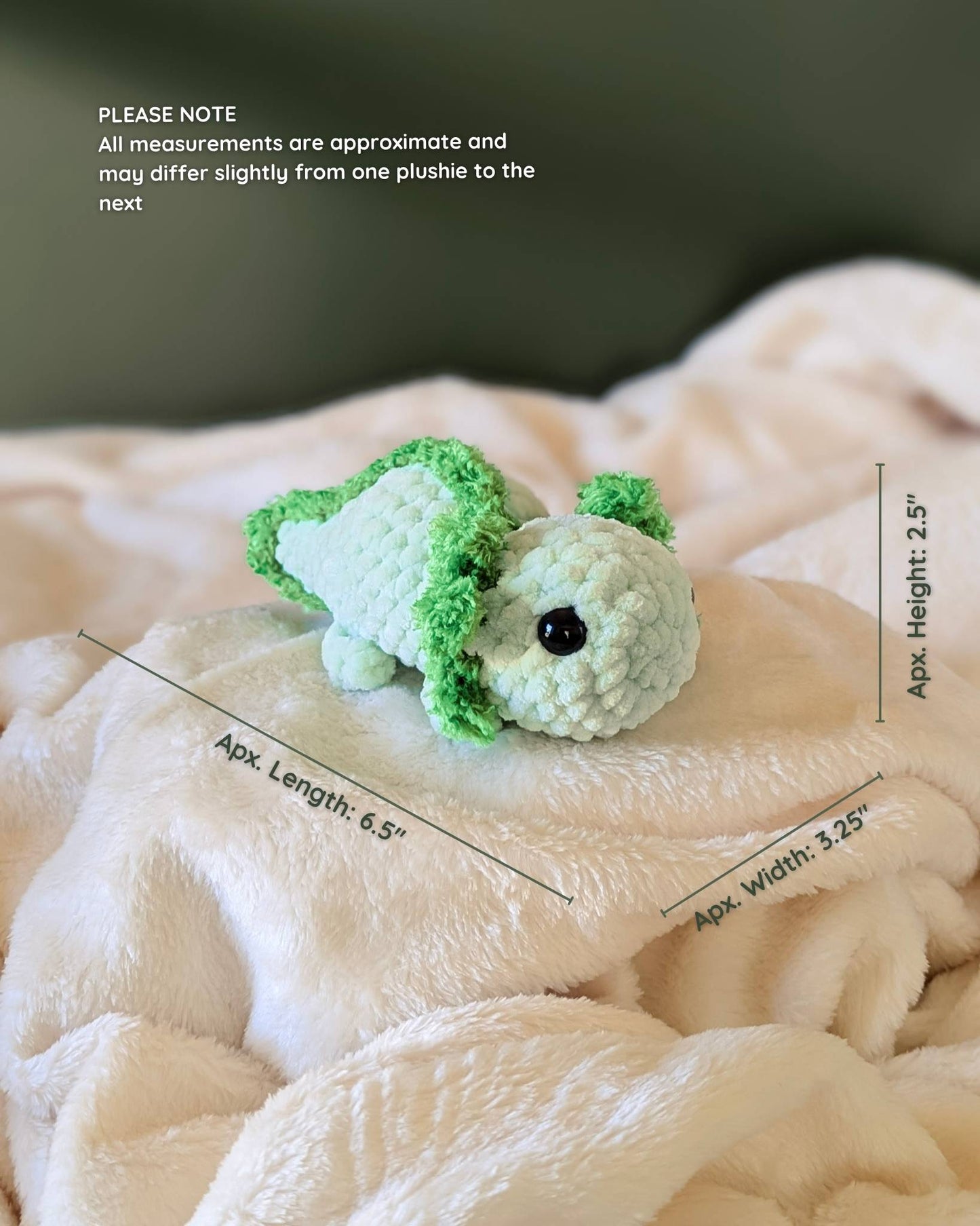 Chubby Axolotl Plushie