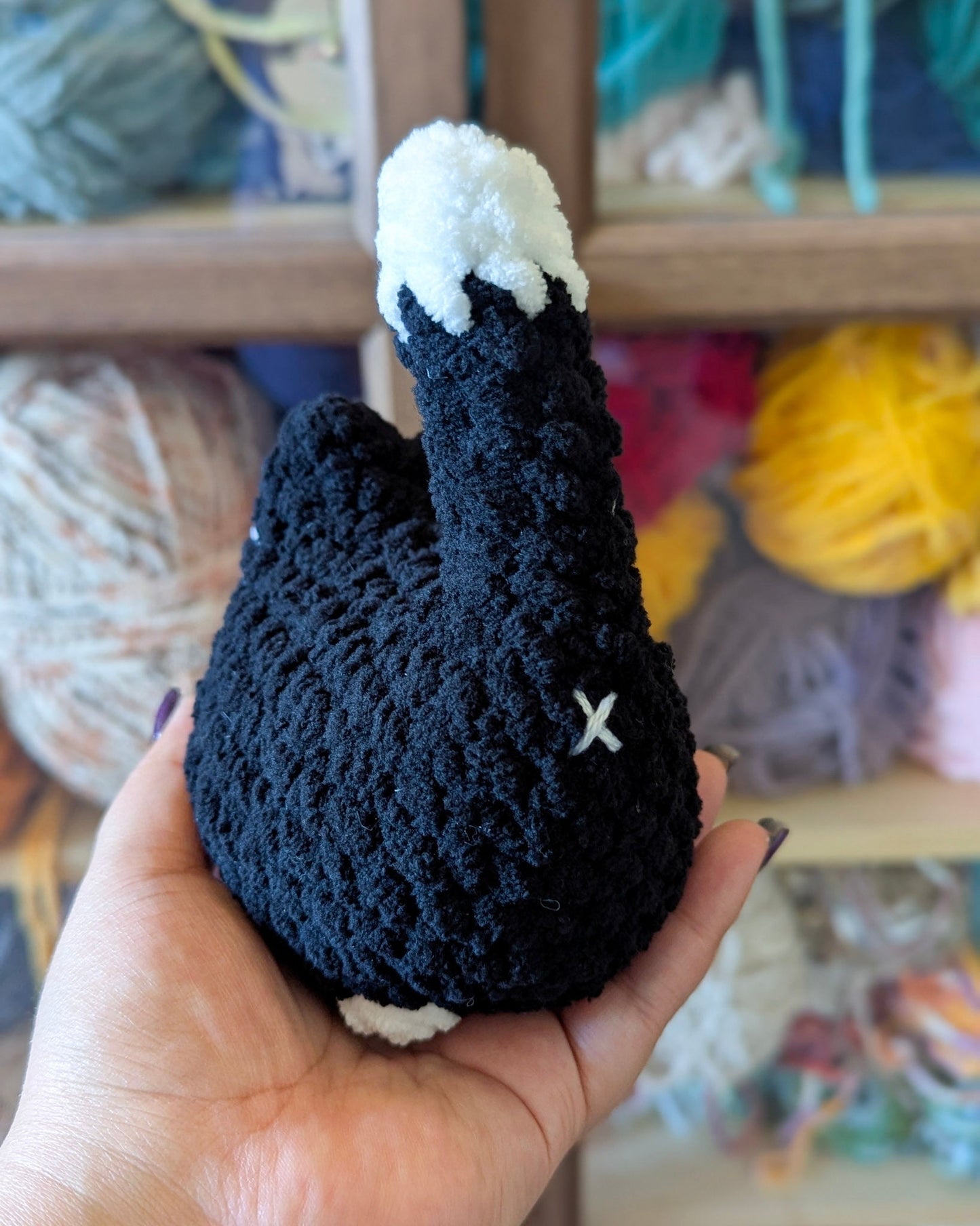 Chubby Tuxedo Loaf Cat Plushie
